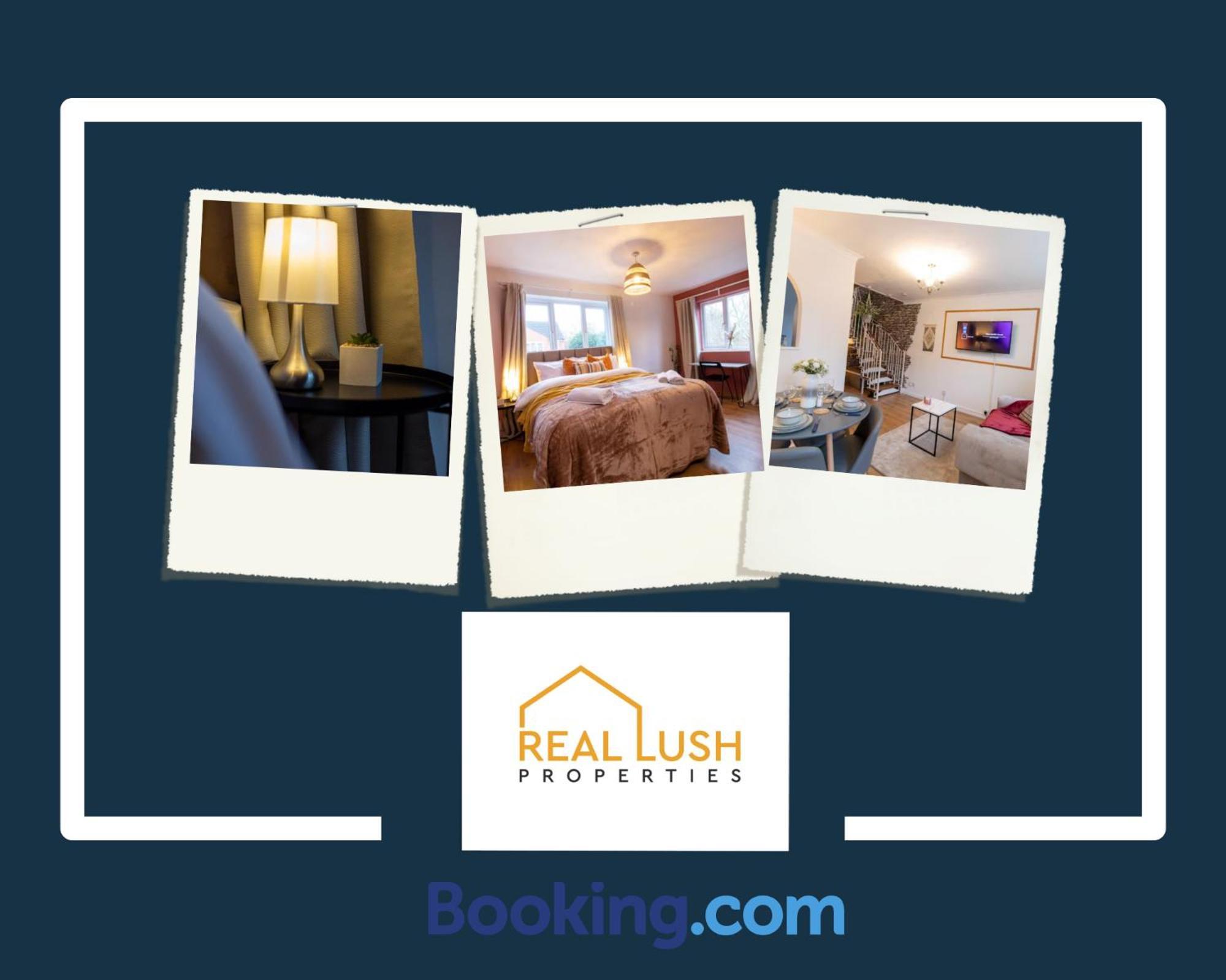 One-Bedroom Apartment By Real Lush Properties In Langsett Wolverhampton Exteriör bild